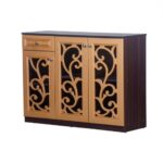 Modern Wooden Dining Side Board – LB Finish - Image 4