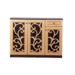 Modern Wooden Dining Side Board – LB Finish - Image 2