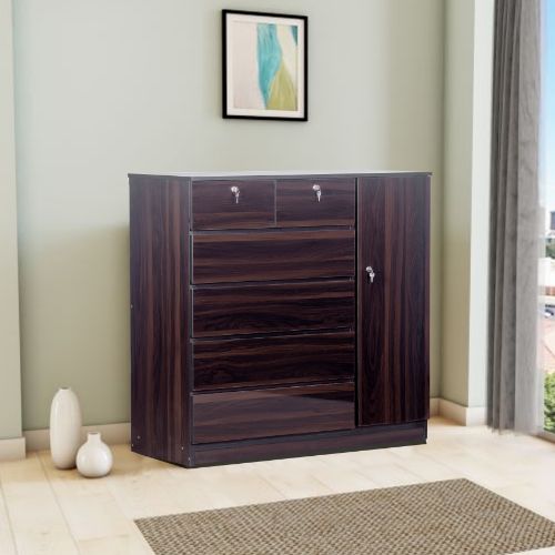 P28-4.jpg Modern Wooden Wardrobe – Compact Design with LB Finish - Image 1