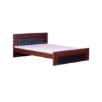 Wooden Bed – Model BDDT104LB, Antique & Raxin Black Finish (Mattress Size: 78x60 inches) - Image 3
