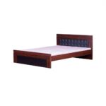 Wooden Bed – Model BDDT104LB, Antique & Raxin Black Finish (Mattress Size: 78x60 inches) - Image 2
