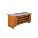 Executive Table – Model TMOT104LB, Prome Teak & China Finish - Image 3